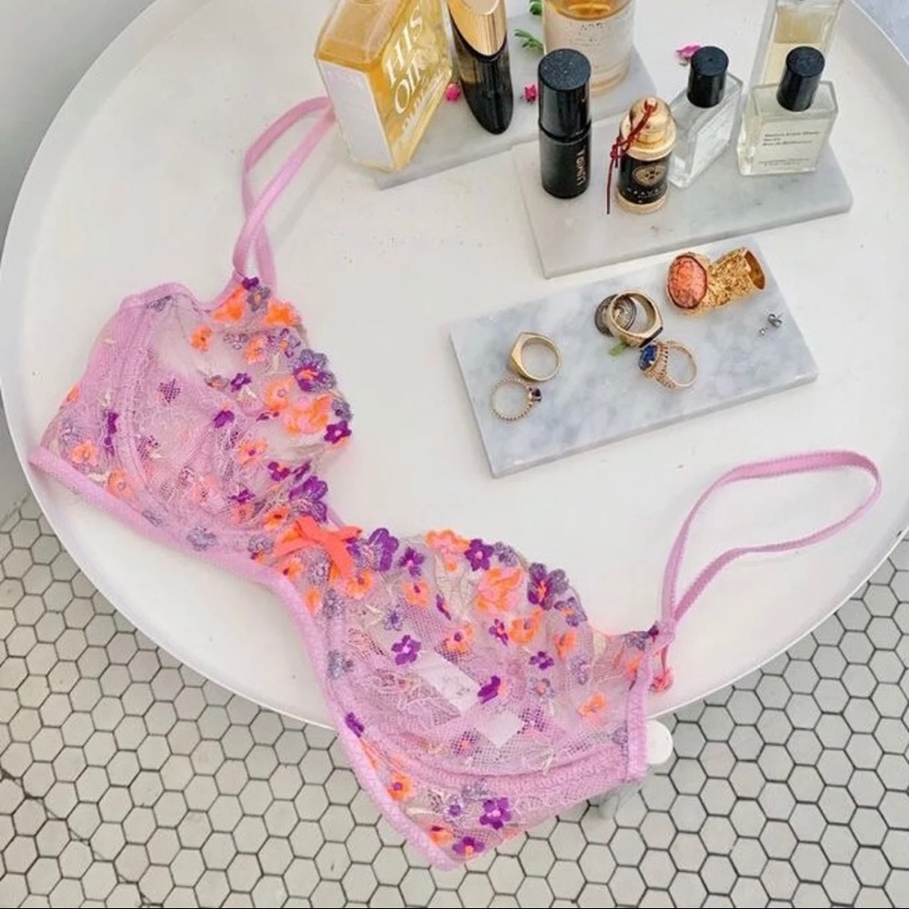 For Love & Lemons Bloom Lace Bra
